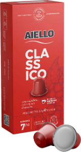 Aiello Caffè Kapsel CLASSICO 60% Ara. 10